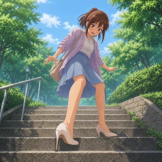 都会の落とし穴（石段編）