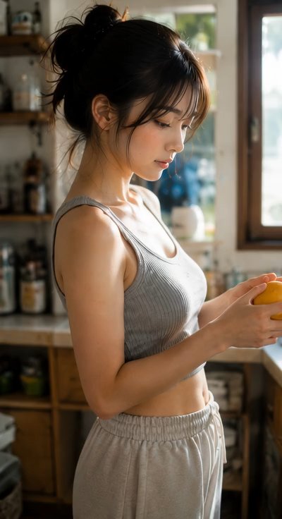 オレンジ見つめて?