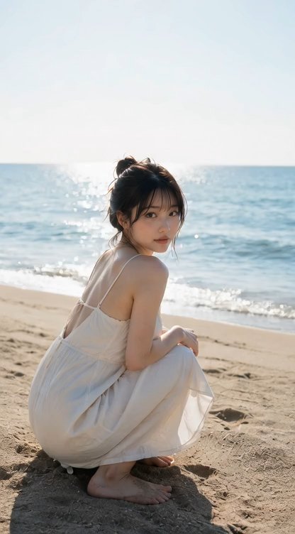 海辺の妖精！？