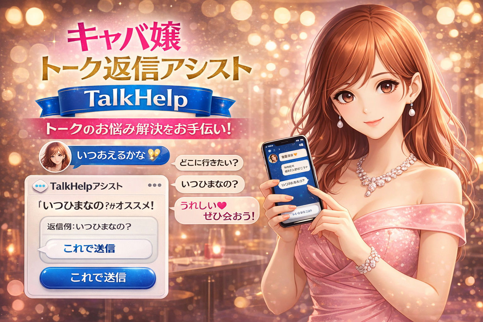 キャバ嬢トーク返信アシスト